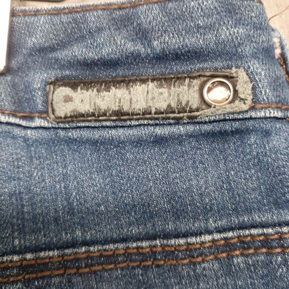 Calvin Klein Women's Jeans Shape Boot-Cut Leg Dark Jeans Sz. 32 / 14 - Picture 6 of 8